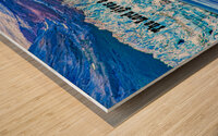 BLUE GLACIER  SCRIPTURE Wood print