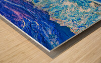 BLUE GLACIER  Wood print