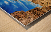 DESERT CLIFFS  Wood print