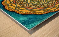 ArtXcl 1011 mandala sun style Wood print