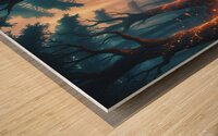 Mystic Forest Wood print