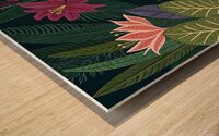 The Jungles Intricate Tapestry Wood print