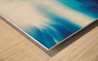 Frozen Light Wood print
