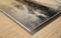Stillness Bridge Wood print