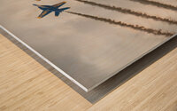 Blue Angels in Flight Wood print