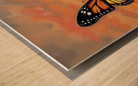 Sunset Butterfly Beauty 2025 at 9 54 18 PM Wood print