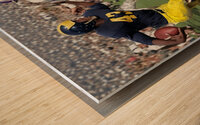 Michigan Wolverines Football Star Jim Pace | Row One Brand Wood print