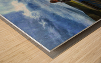 The Monument of Atlantis Wood print