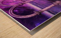 The Temple of the Glacier Wood print