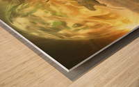Jǫrmungandr or the Midgard Serpent Wood print