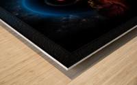 The Wings Of Rydeon Fractal Art Spacescape Wood print