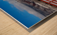 White shroud Wood print