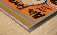 1960 Air Force vs. Navy Football Ticket Art Wood print