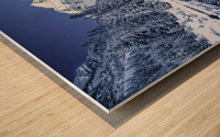 Maroon Bells Dressed in white Wood print