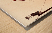 Lighthouse Wood print