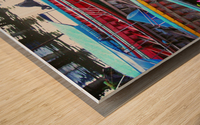 Thai Boats Wood print