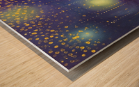 Golden Rain Wood print