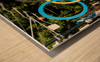 Olympic Rings   The Spectacular at Centennial Park Atlanta 7564 Wood print