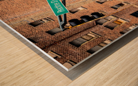 Peachtree Street Sign   Atlanta GA 6527 Wood print