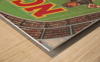 1984 NCAA Football Ad Art Wood print
