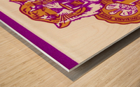 Vintage LSU Art Wood print