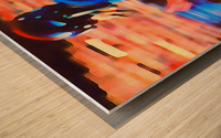 Football Flash Wood print
