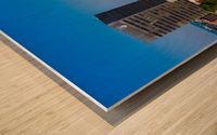 Downtown Augusta GA Skyline Aerial View 0685 Wood print