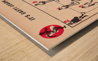 learn how to score baseball position numbers art Wood print