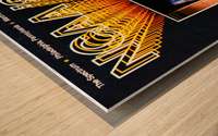 1981 ncaa basketball championship program cover art poster print metal sign wood prints Wood print