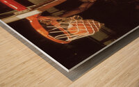 1985 Michael Jordan Dunk  Wood print