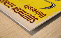 Southern Illinois University Salukis Wood print