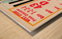 Fathers Day Sports Gifts 2020 Wood print