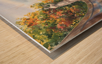 Boboli Gardens Florence Italy Watercolor Wood print