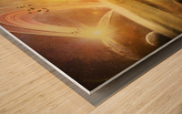 The Goddess Suns Wood print