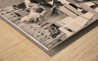 Dimanche Le Long de Champs Elysees Wood print