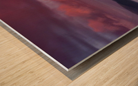 landscape horizon Wood print