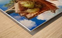 Tree Ship Wood print