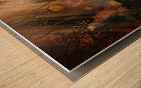 First Contact Wood print