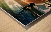 Docking Station Wood print