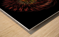 Firework Dream 1 Wood print