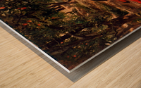 Bajo los Naranjos Wood print