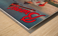 1950 Milwaukee Braves Art Wood print