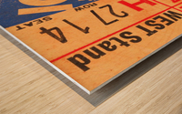 1940 Purdue vs. Iowa Wood print