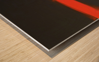 Sunset horizon. Wood print