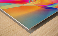 4th Dimension - Abstract Art XVII Wood print