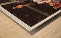 Jordan Dunk over Laimbeer Wood print