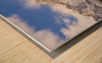 Dunn Peak Reflection Wood print