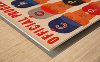 1962 Chicago Cubs Program Wall Art Wood print