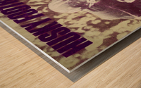 1974 Washington Huskies Football Art Wood print