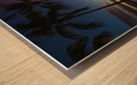 Hawaii Sunset Wood print